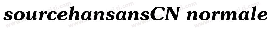 sourcehansansCN normaleot字体转换